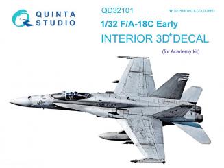 F/A-18C Early 3D-Decal Interior 