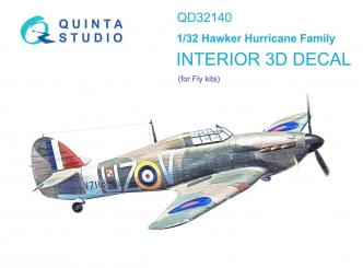 Hawker Hurricane - 3D Decal détails intérieurs 