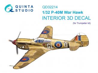 P-40M Warhawk - 3D-Decal Interior 