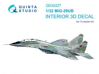 MiG-29UB - 3D-Decal Interior 