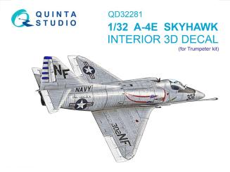 A-4E Skyhawk - Détails intérieurs en 3D (Trumpeter) 