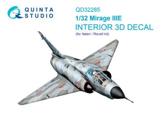 Mirage IIIE - Décalcomanies 3D pour les détails intérieurs (Italeri/Revell) 
