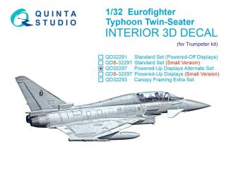 Eurofighter Typhoon Zweisitzer - 3D-Decal Innendetails (Trumpeter) 