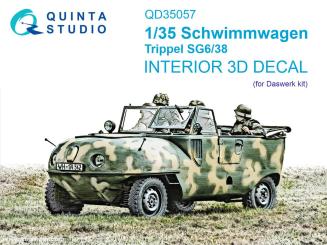 Schwimmwagen Trippel SG6/38 - 3D-Decal Interior 