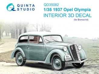 1937 Opel Olympia 3D-Decal Interior 