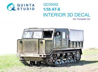 AT-S 3D-Printed & coloured Interior on decal paper 