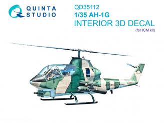 AH-1G Cobra - Décalcomanie 3D Détails intérieurs 