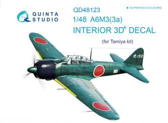 A6M3 3D-Decal détails intérieurs 