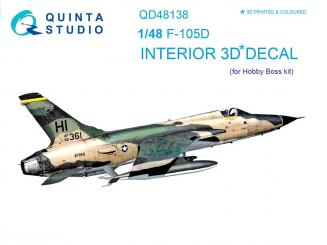 F-105D 3D-Decal détails intérieurs 