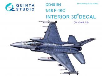 F-16C 3D-Decal détails intérieurs 