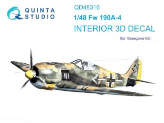 Fw 190A-4 3D-Decal Innendetails 