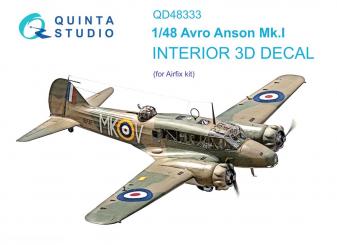 Avro Anson Mk.I 3D-Decal Interior 