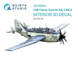 Fairey Gannet AS.1/AS.4 - 3D-Decal Innendetails 