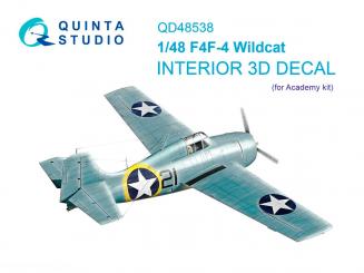 F4F-4 Wildcat - Détails intérieurs 3D-Decal 