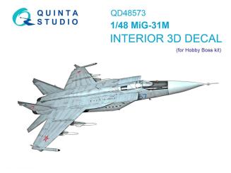 MiG-31M - 3D-Decal Innendetails 