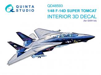 F-14D Super Tomcat - 3D-Decal détails intérieurs 