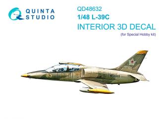 L-39C - 3D-Decal détails intérieurs (Special Hobby) 