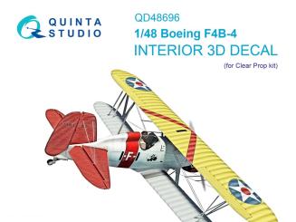 Boeing F4B-4 - 3D-Decal Innendetails (Clear Prop!) 