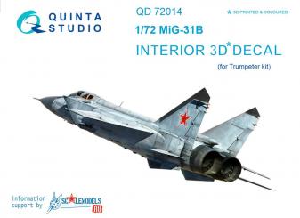 Détails intérieurs du MiG31B - 3D-Decal 