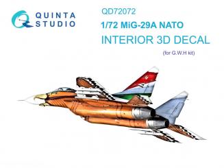 MiG-29A "NATO" - 3D-Decal détails intérieurs 