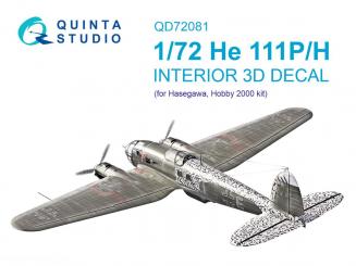 He 111P/111H - 3D-Decal Innendetails 