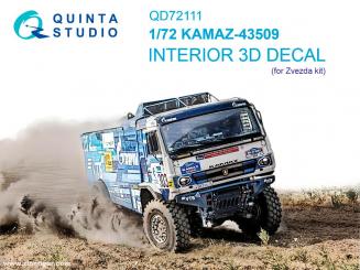 Kamaz43509 - Décalcomanie 3D détails intérieurs 