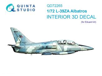L-39ZA Albatros - Décalcomanies 3D pour les détails intérieurs (Eduard) 