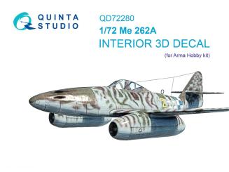 Me 262A - Décalcomanies 3D pour les détails intérieurs (Arma Hobby) 
