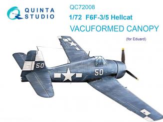 F6F-3/5 Hellcat Vacuform Canopy 