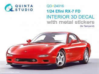 Efini RX-7FD - 3D-Decal détails intérieurs 