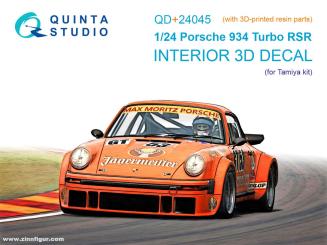 Porsche 934 Turbo RSR - 3D-Decal Innendetails (Tamiya) 