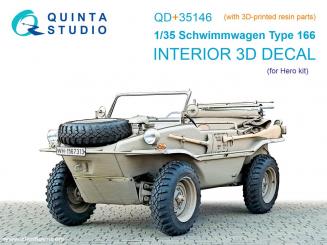 Schwimmwagen Typ 166 - 3D-Decal Interior 
