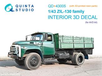 ZiL-130 - Détails intérieurs 3D-Decal (AVD) 
