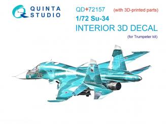 Su-34 - 3D-Decal Innendetails 