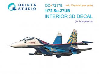Su-27UB - 3D-Decal Interior 