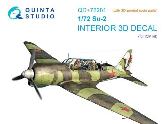 Su-2 - 3D-Decal Interior (ICM) 