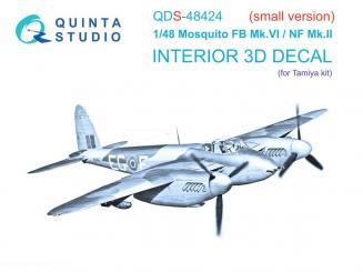 Mosquito FB Mk.VI/NF Mk.II - 3D-Decal Innendetails - kleines Set 