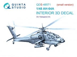 AH-64A - 3D-Decal détails intérieurs - petit kit 