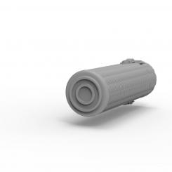 3 volle deutsche 150 mm Munitionskörbe mit Metallboden 