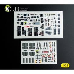 F-14A - 3D-Decal Innendetails (Tamiya) 