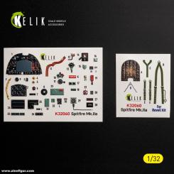 Spitfire Mk.IIa - Décalcomanies 3D pour les détails intérieurs (Revell) 