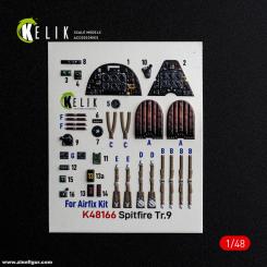 Spitfire TR.9 - 3D-Decal Innendetails (Airfix) 