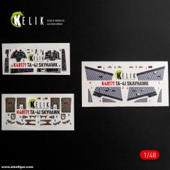 TA-4J Skyhawk - 3D-Decal Innendetails (Hasegawa) 