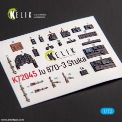 Ju 87D-3 Stuka - 3D-Decal détails intérieurs 