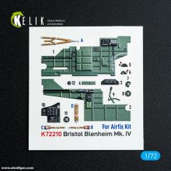Bristol Blenheim Mk.IV - 3D-Decal Interior (Airfix) 