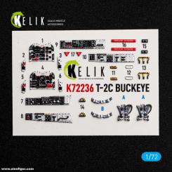 T-2C Buckeye - 3D-Decal Innendetails (Wolfpack) 