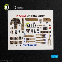 Bf 110C früh - 3D-Decal Innendetails (Eduard) 