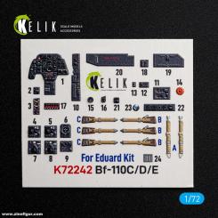 Bf 110C/D/E - 3D-Decal Innendetails (Eduard) 