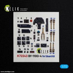 Bf 110G-4 - 3D-Decal Innendetails (Eduard) 