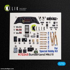 Sunderland Mk.I/Mk.II - 3D-Decal Innendetails (Special Hobby) 